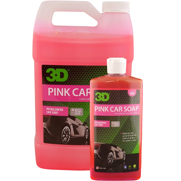 3D Pink Car Soap – pH Balanced Formula